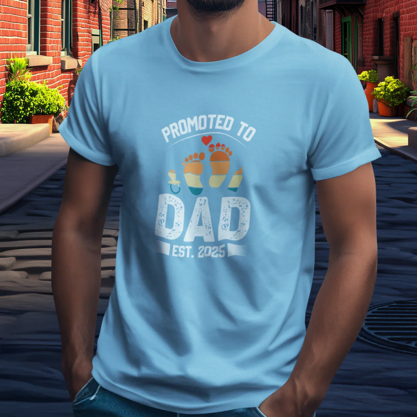DAD T-Shirt PROMOTED personalisiert