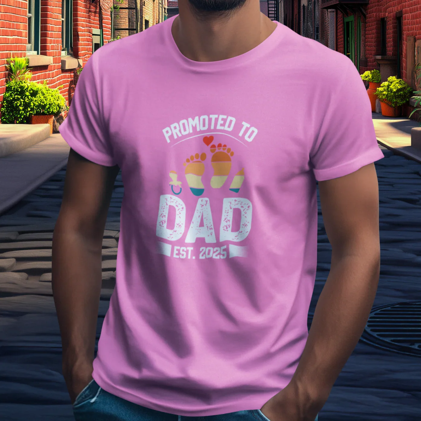 DAD T-Shirt PROMOTED personalisiert