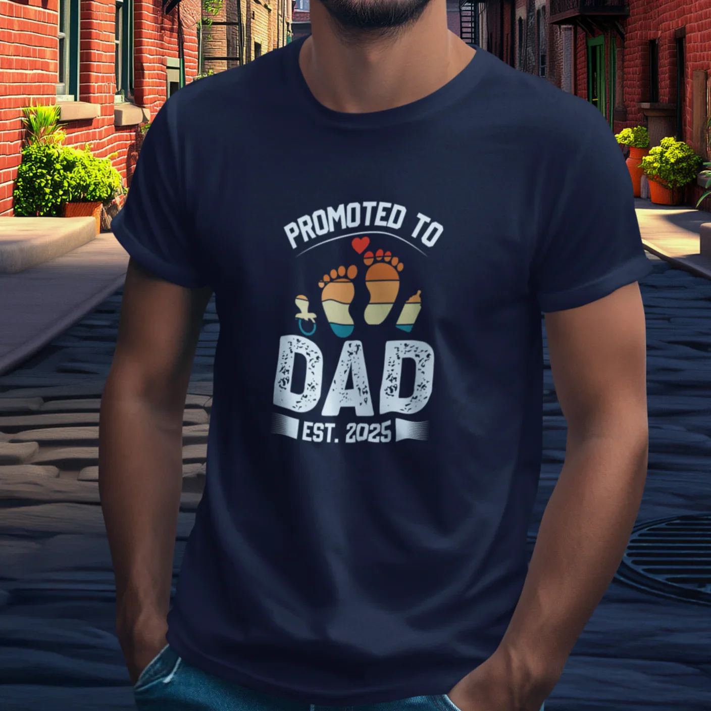 DAD T-Shirt PROMOTED personalisiert