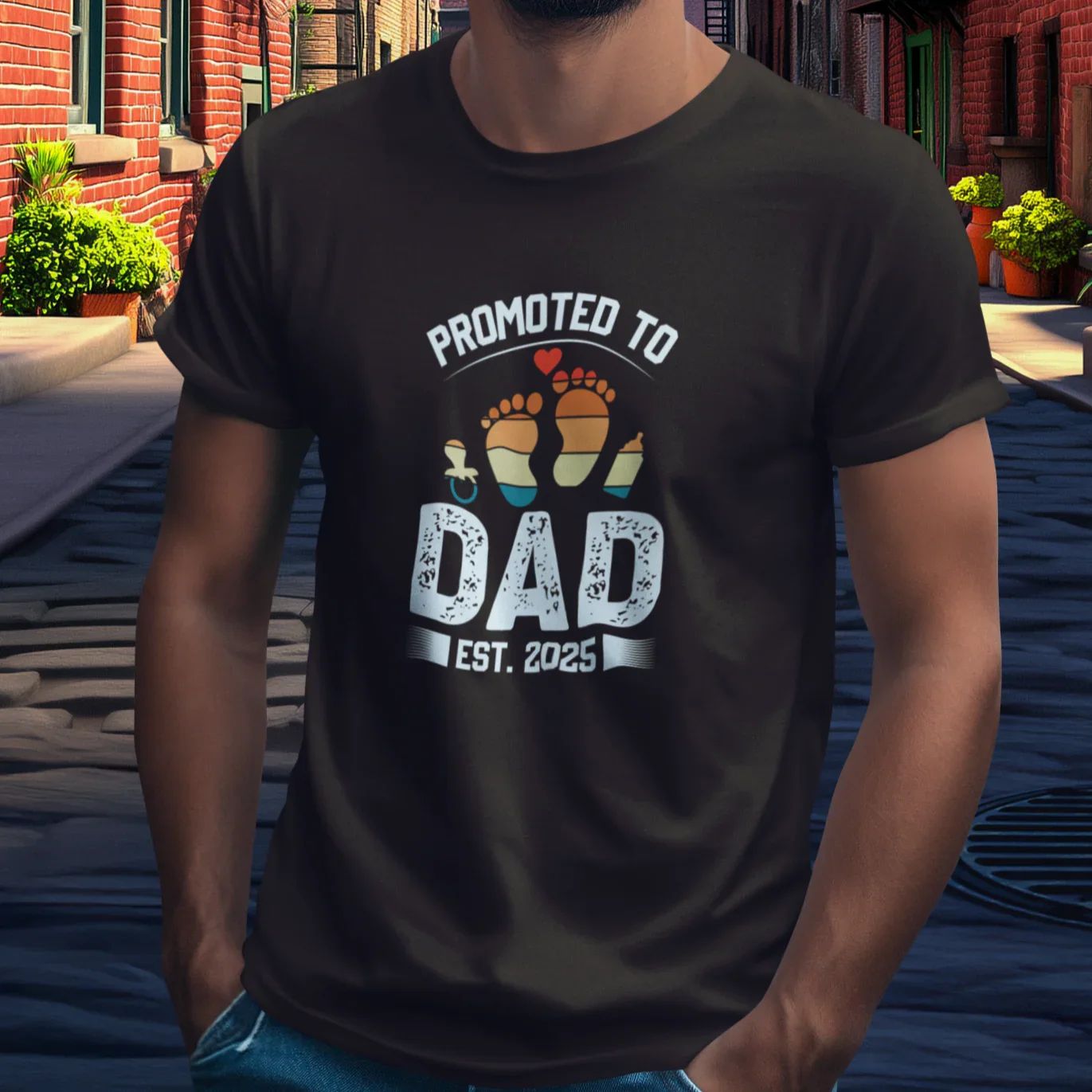 DAD T-Shirt PROMOTED personalisiert