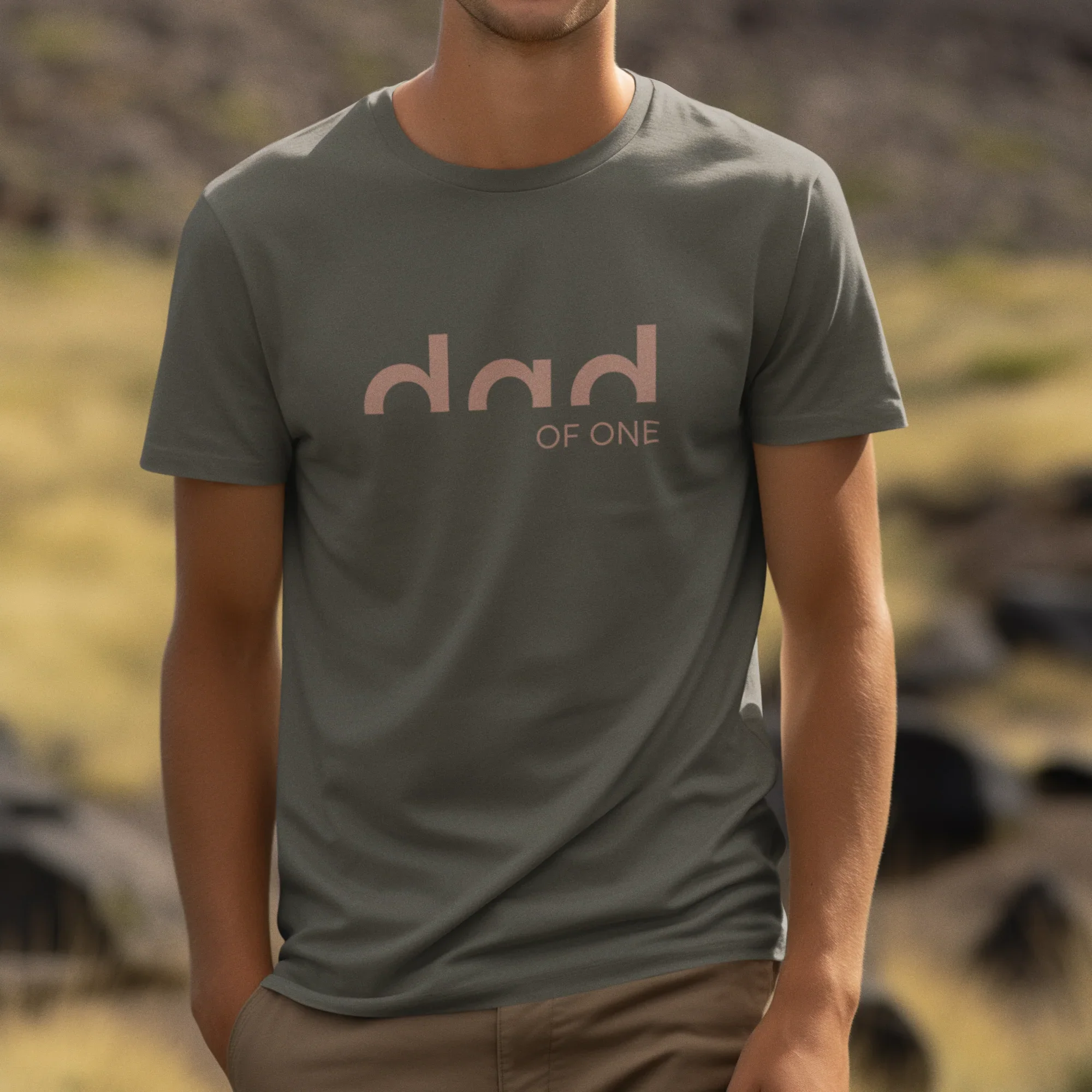 PAPA T-Shirt DAD OF TWO personalisiert
