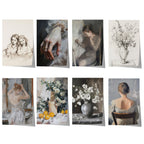 Moderne Vintage Kunst Poster · Geschenkidee · Blumen Porträt Stillleben Klassische Wandkunst · Dekoprint ohne Rahmen