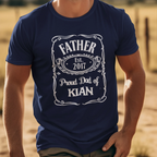 PAPA T-Shirt JACK DANIELS STYLE personalisiert
