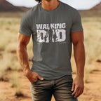 PAPA T-Shirt WALKING DAD personalisiert